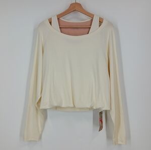 OGL Cream Long Sleeve Women's Top